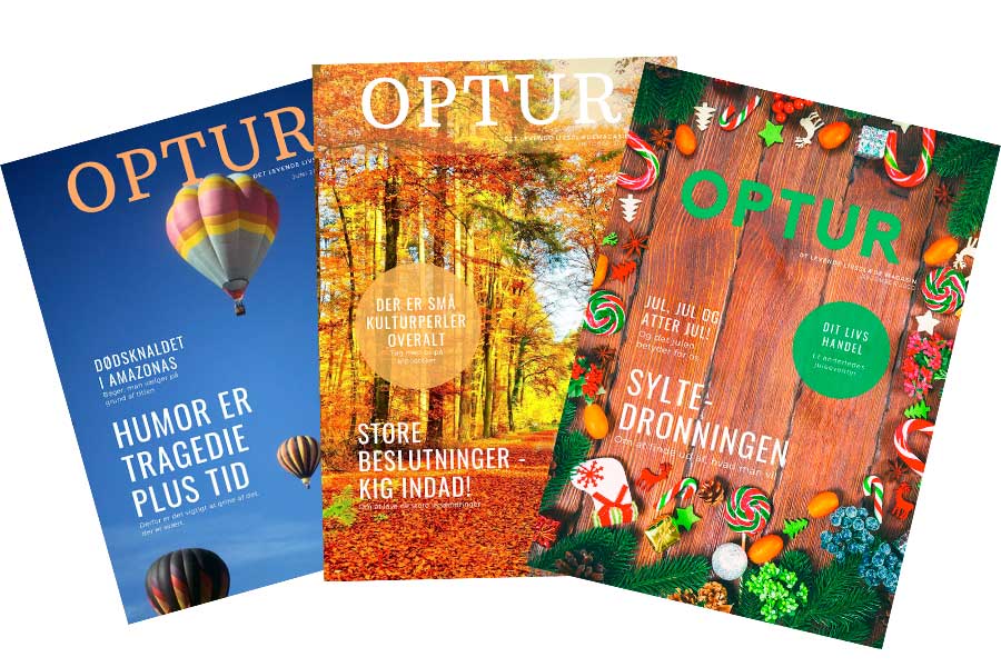 3 OPTUR magasiner er spredt ud